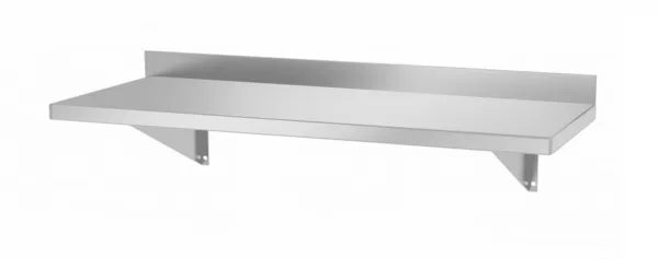 Sienas plaukts ar 2 balstiem - L 800 x 300 mm