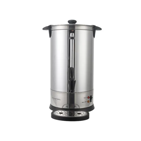 Perkolators kafijai profesionāls 7 L 48 tases 950 W nerūsējošais tērauds, pastāvīgais filtrs, servisa krāns - atjaunots