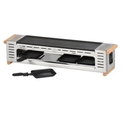 Appareil à Raclette Professionnel - 4 Poêlons