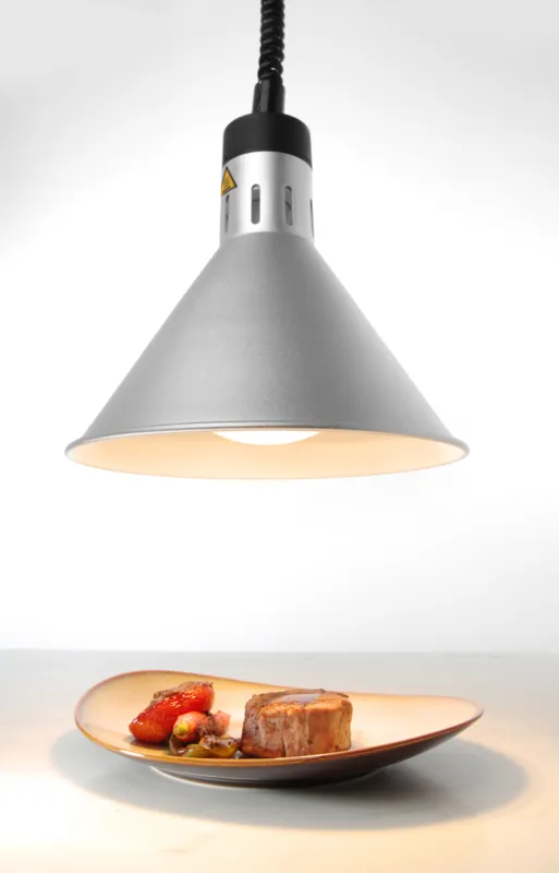 Regulējama konusveida sudraba sildlampa