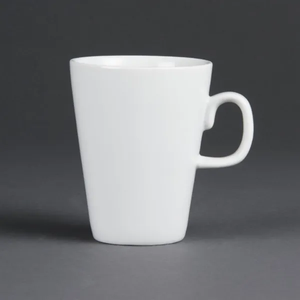 Tasse Blanche Latte Whiteware - 310 ml - Lot de 12