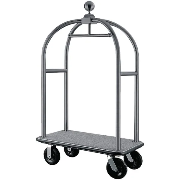 Chariot à Bagages en Inox - 350 Kg de Capacité