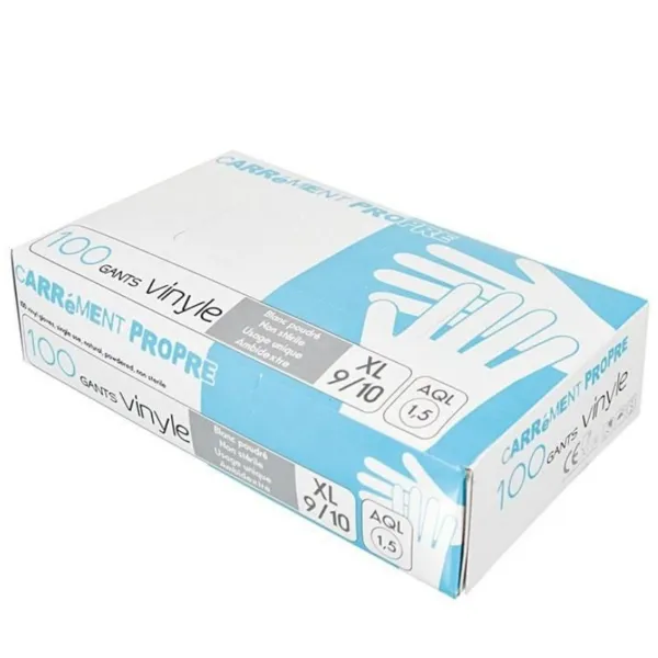 Vinila cimds XL izmērs - 100 gabalu komplekts